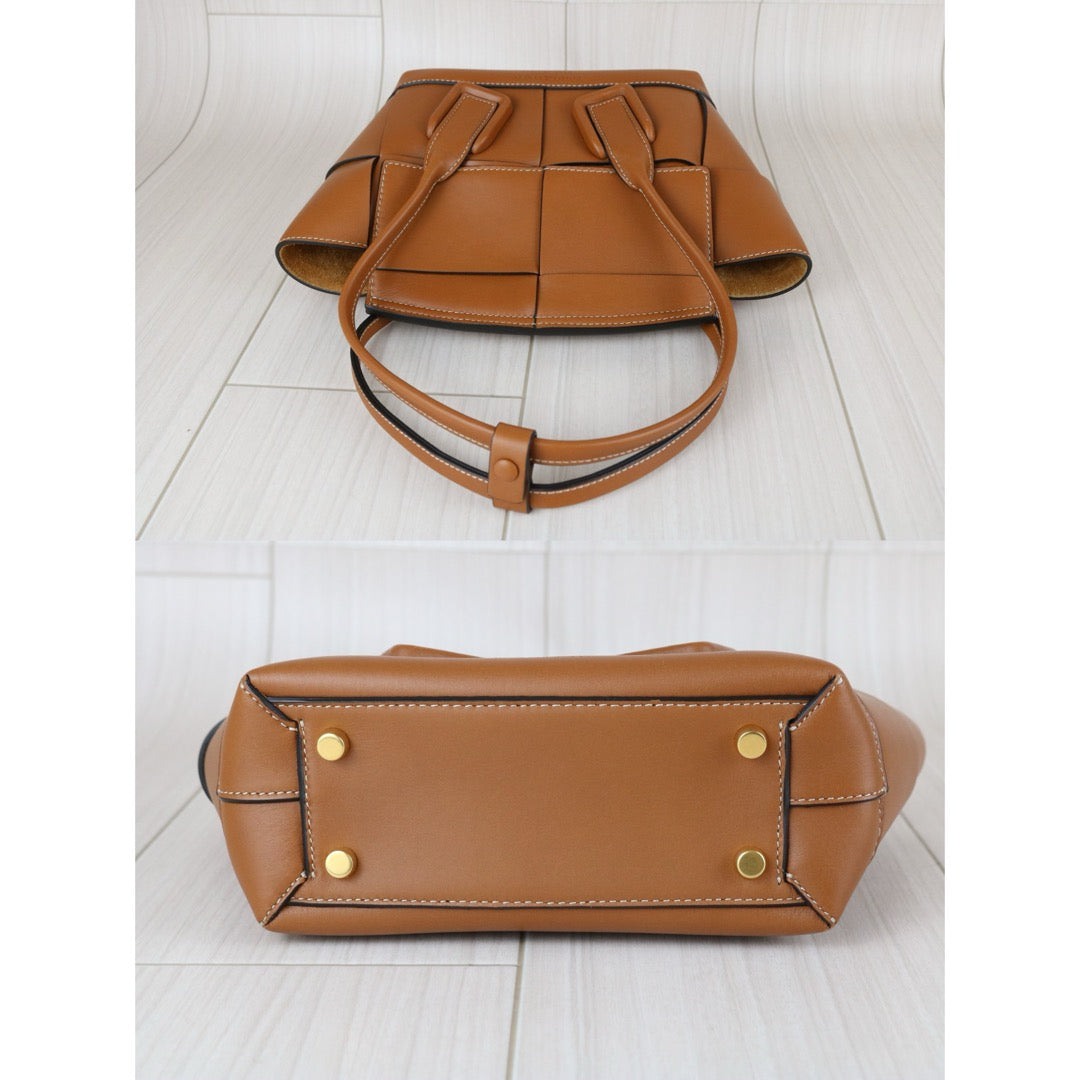 Very Good ( Rank A)｜ Bottega Veneta Calf Leather Mini Arco29 Handbag Shoulder Bag Caramel｜S25071506