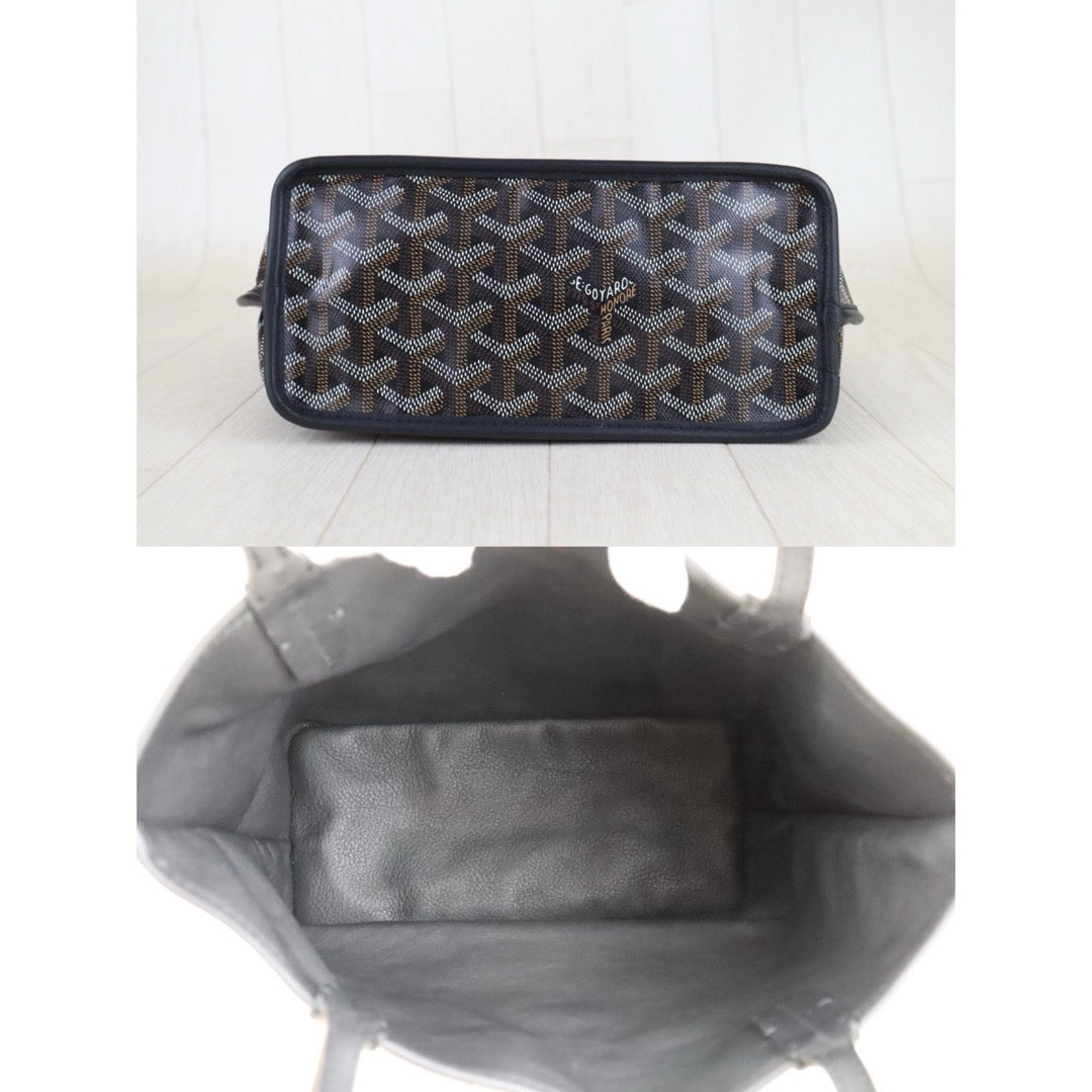Excellent（Rank SA）｜ Goyard Anjou Mini Tote Bag Black｜S25110308