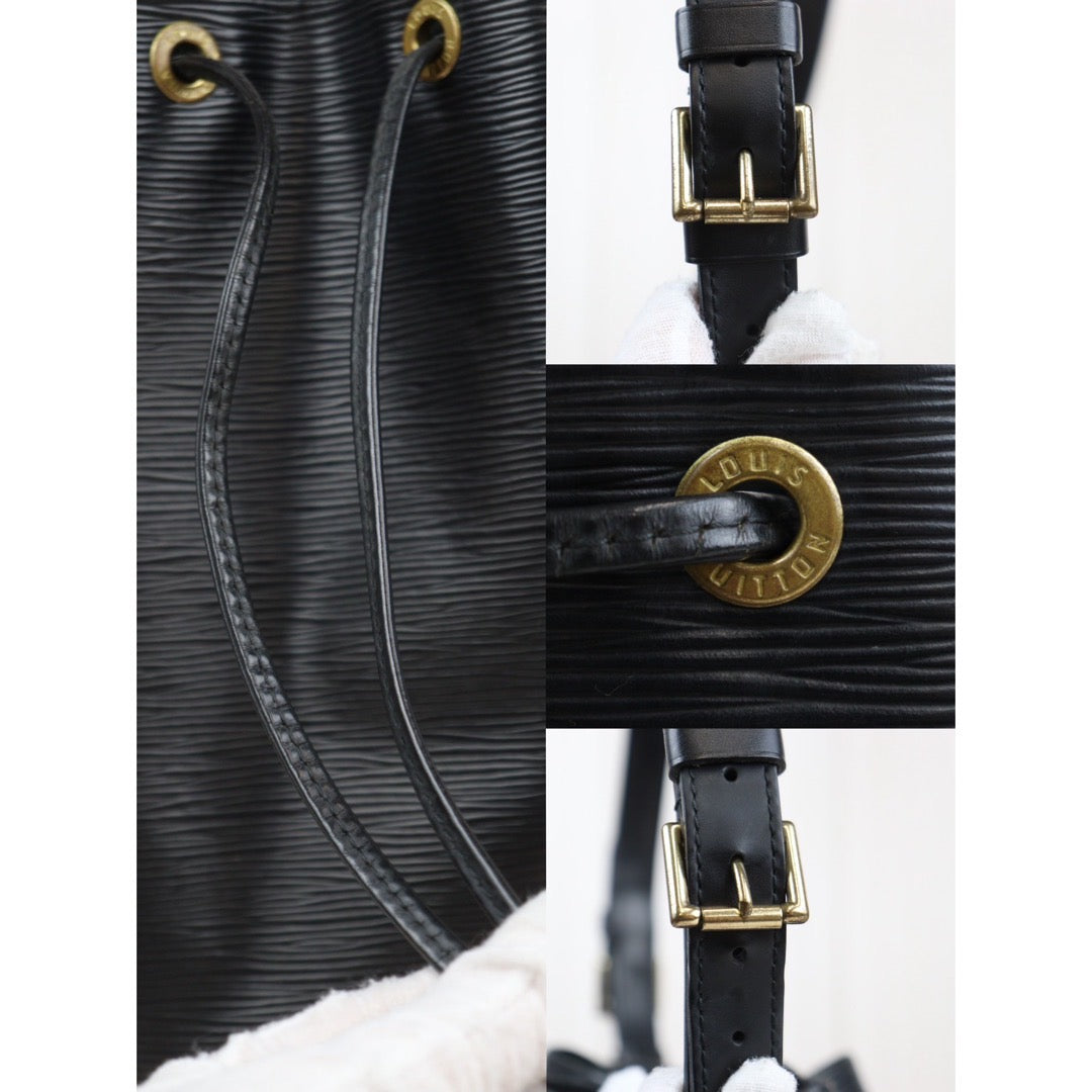 Rank AB｜ LV Epi Noe Shoulder Bag Black｜24030111