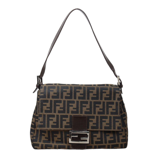 Rank AB｜ FENDI Zucca Mamma Baguette Shoulder Bag ｜24062008