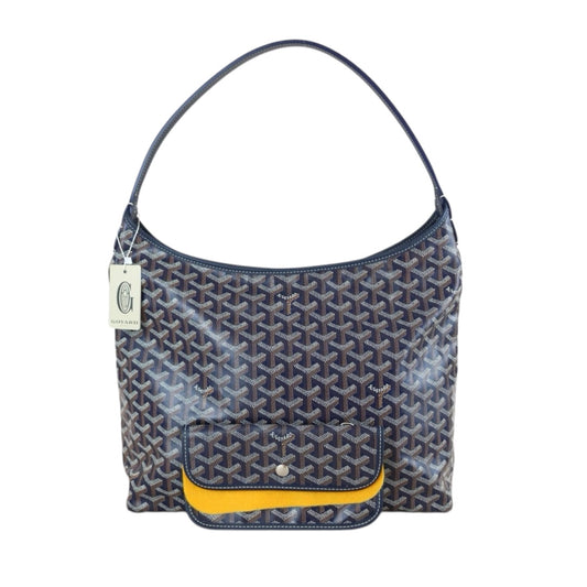 Excellent（Rank SA）｜ Goyard Boheme Hobo Shoulder Bag Navy Blue｜B25011001