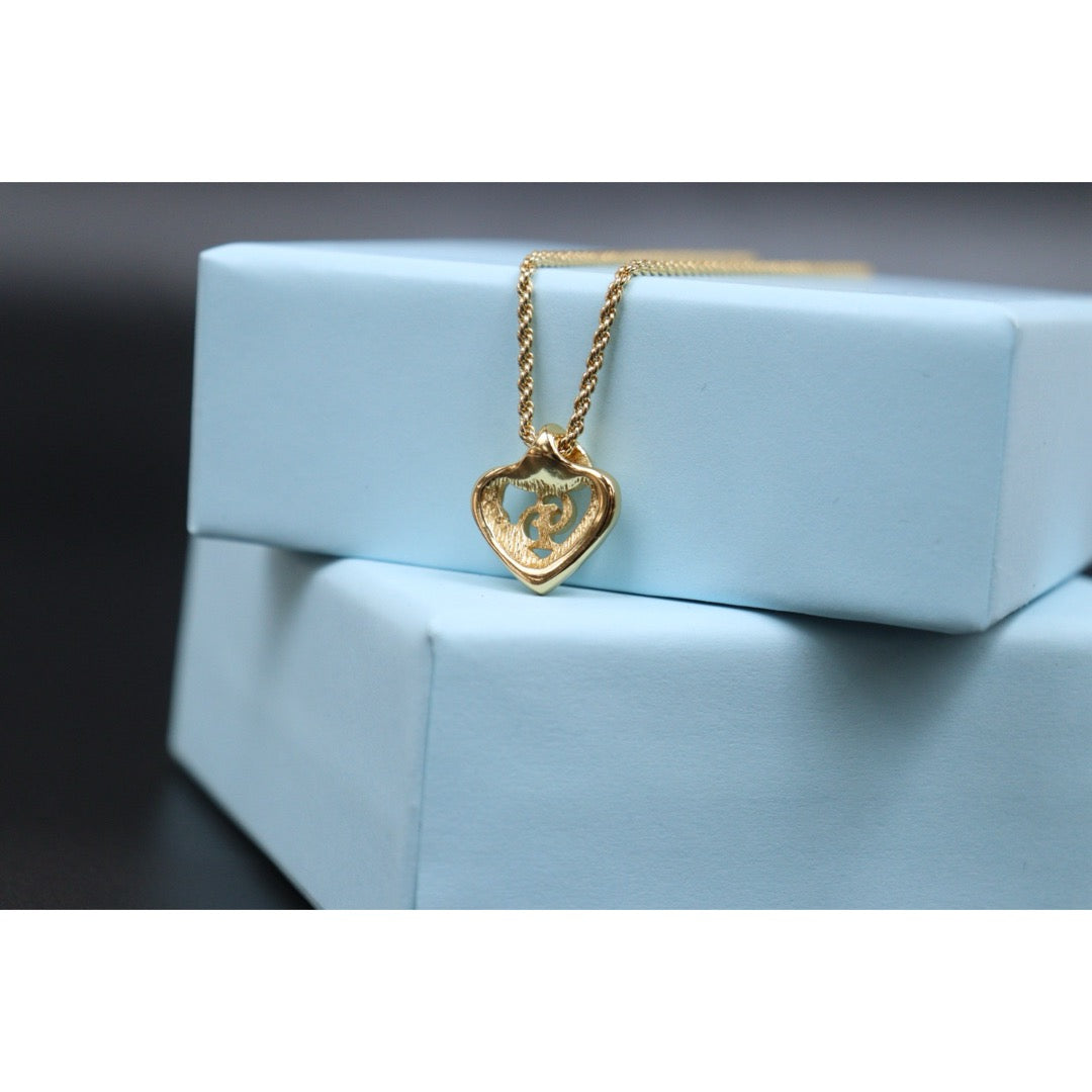 Very Good ( Rank A)｜ Dior CD Heart  Necklace Earring Set ｜V25110619