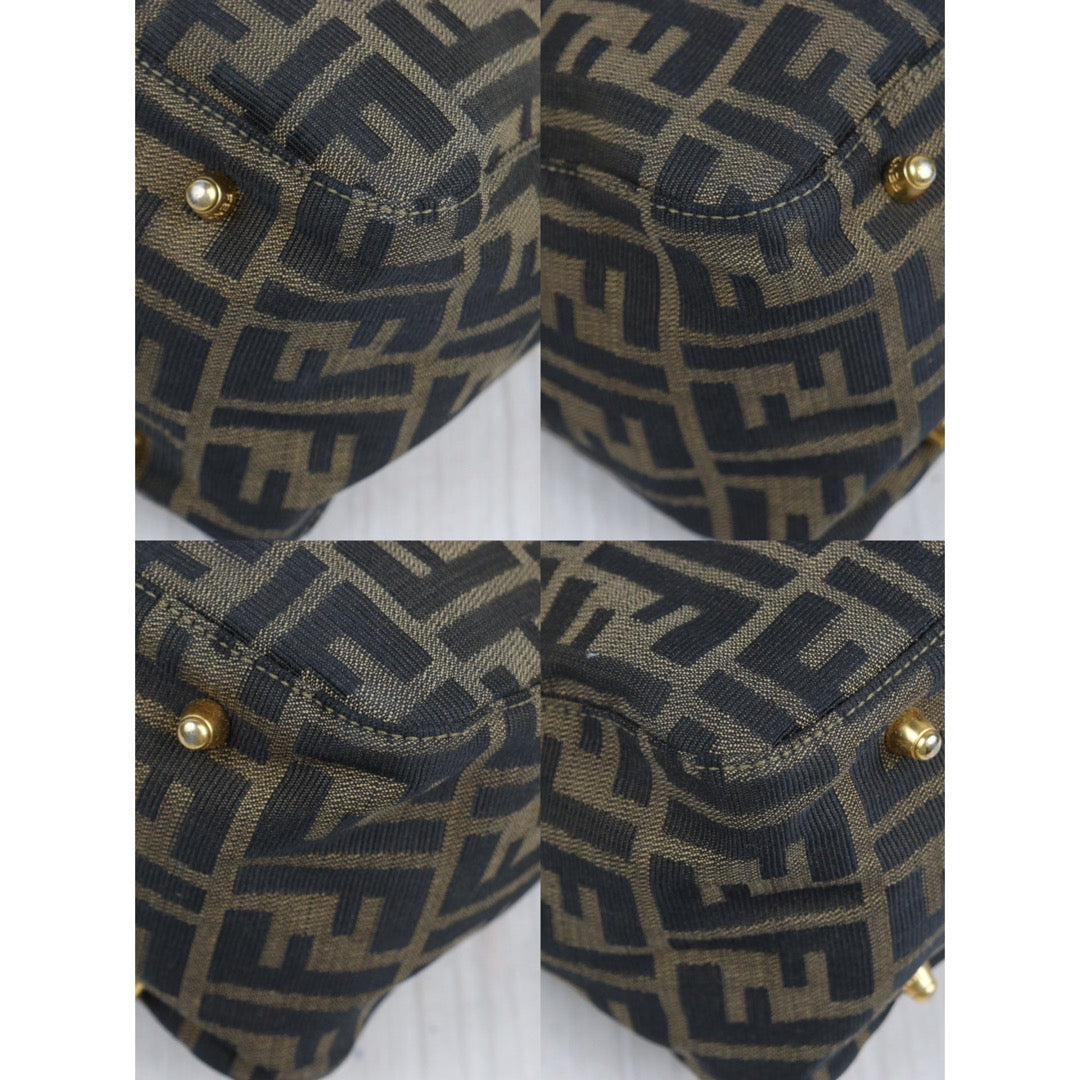 Very Good ( Rank A) ｜ FENDI Zucca Mamma HandBag ｜24022803