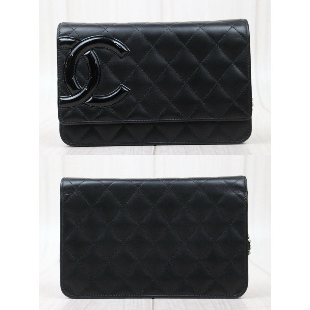 Very Good ( Rank A) ｜ CHANEL Cambon Line Chain Shoulder Bag Black  Made In 2013-2014 Year｜S24121011
