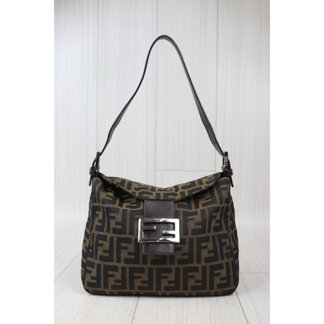 Rank AB｜ FENDI Zucca Mamma Shoulder Bag ｜24072307