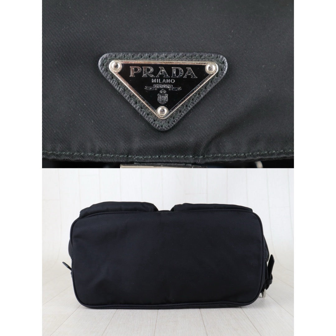 Include Entrupy Certificate of Authenticity｜Very Good ( Rank A) ｜Prada  Nylon Black Backpack Medium New Model｜S26080619