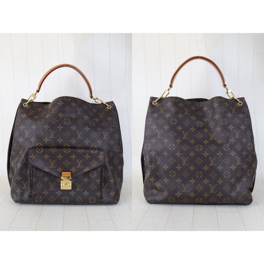 Include Entrupy Certificate of Authenticity｜Good ( Rank AB)｜Louis Vuitton Monogram Metis Hobo Shoulder Bag｜25121608