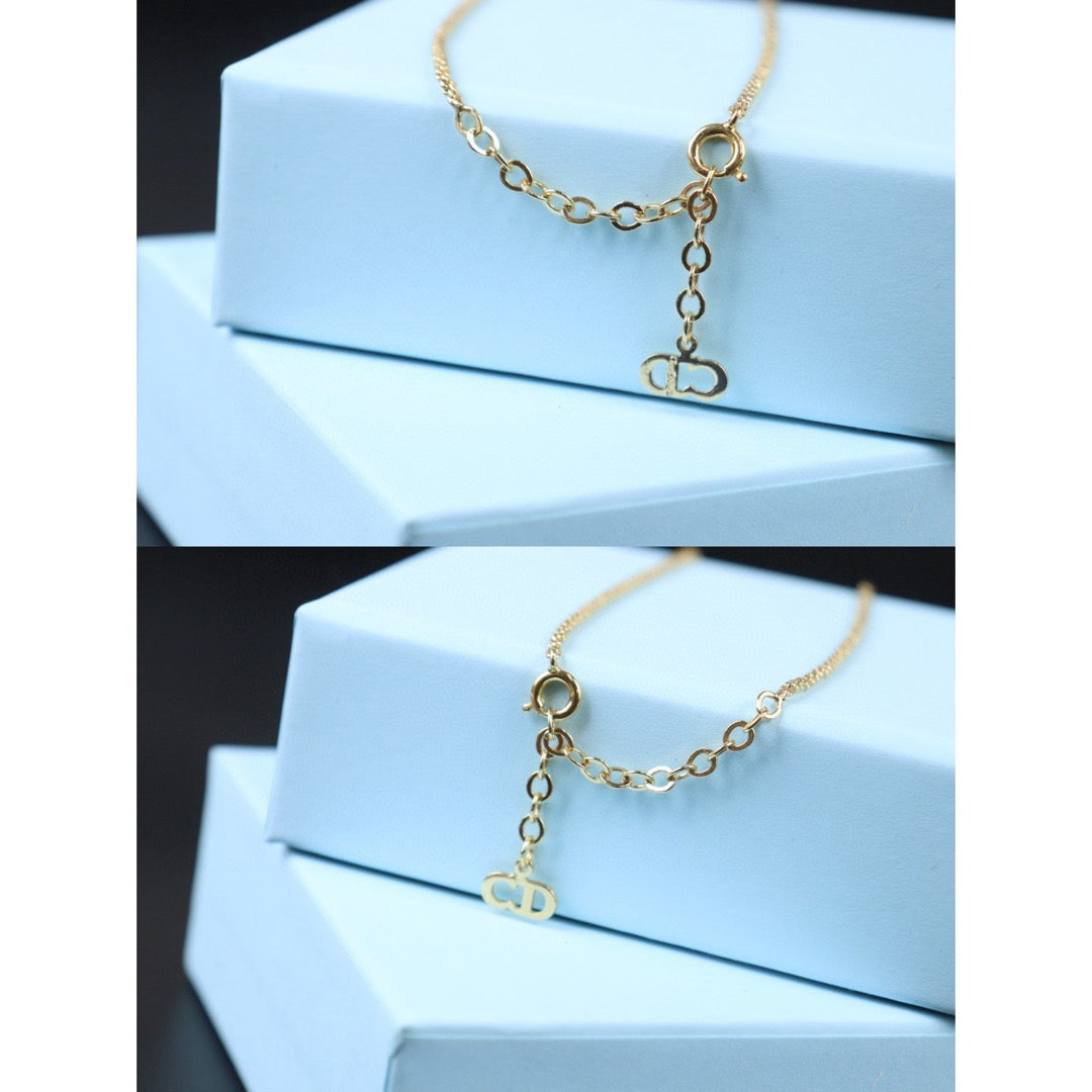 Very Good ( Rank A) ｜ Dior Earring Necklace Set Gold｜24082213