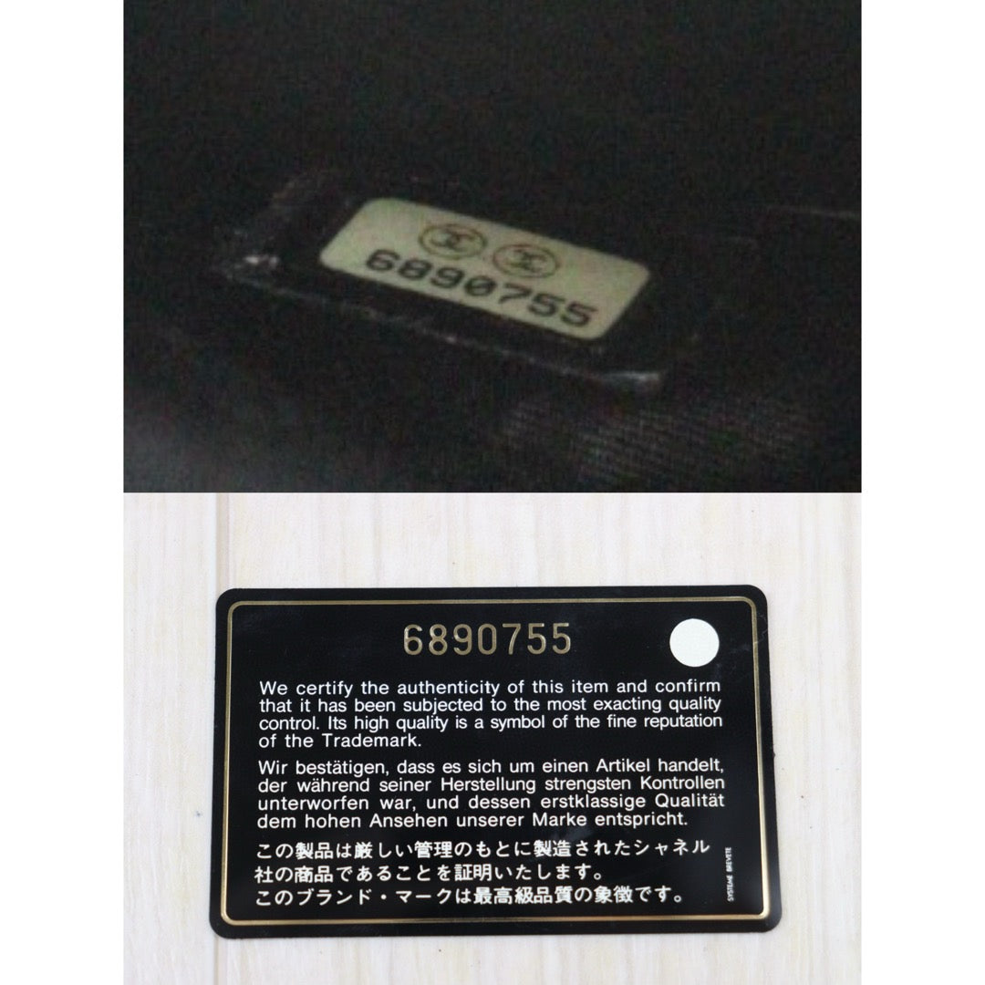 Good ( Rank AB)｜CHANEL Caviar Skin Black Long Wallet Made In 2000-2002 Year｜VT25030129