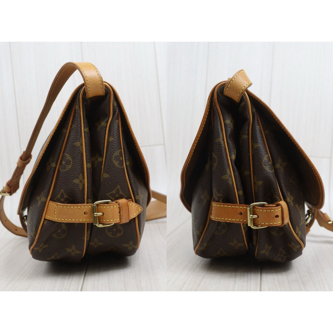 Include Entrupy Certificate of Authenticity｜Good ( Rank AB) ｜ Louis Vuitton Monogram Saumur 30 Shoulder Bag｜26093003