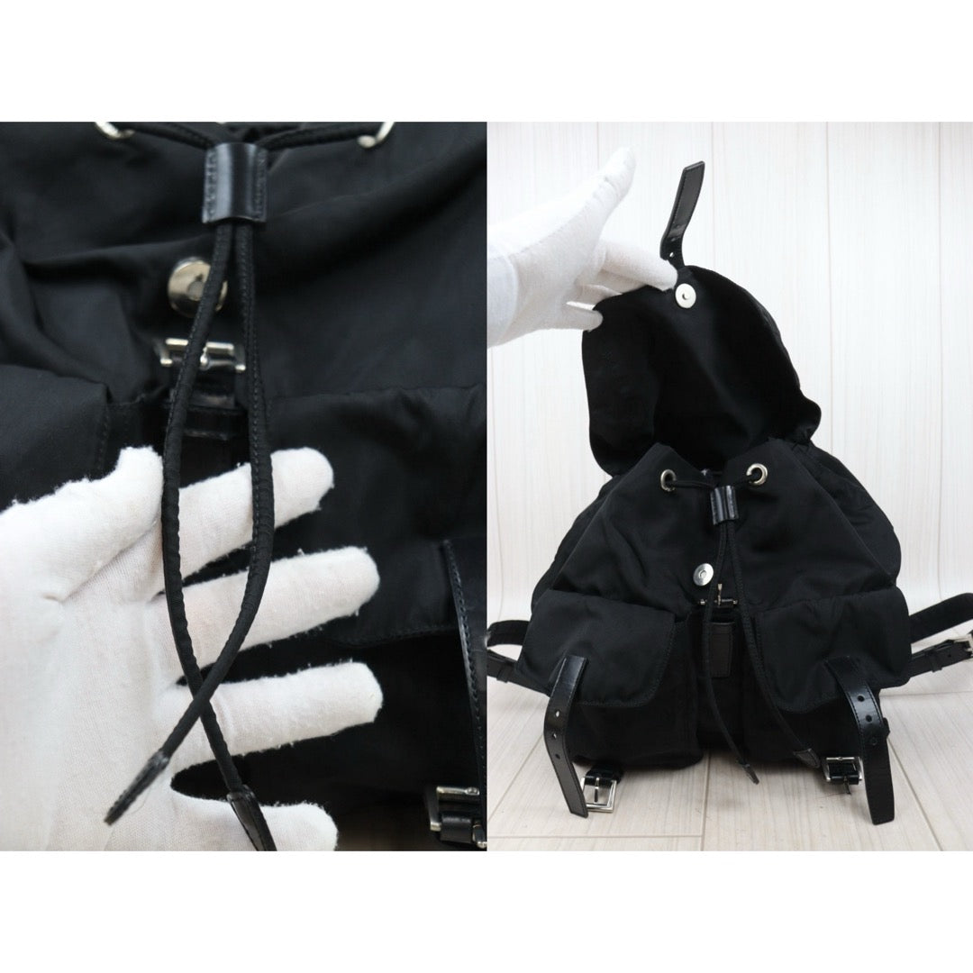 Good ( Rank AB)｜Prada Nylon Backpack Medium Black｜25062614