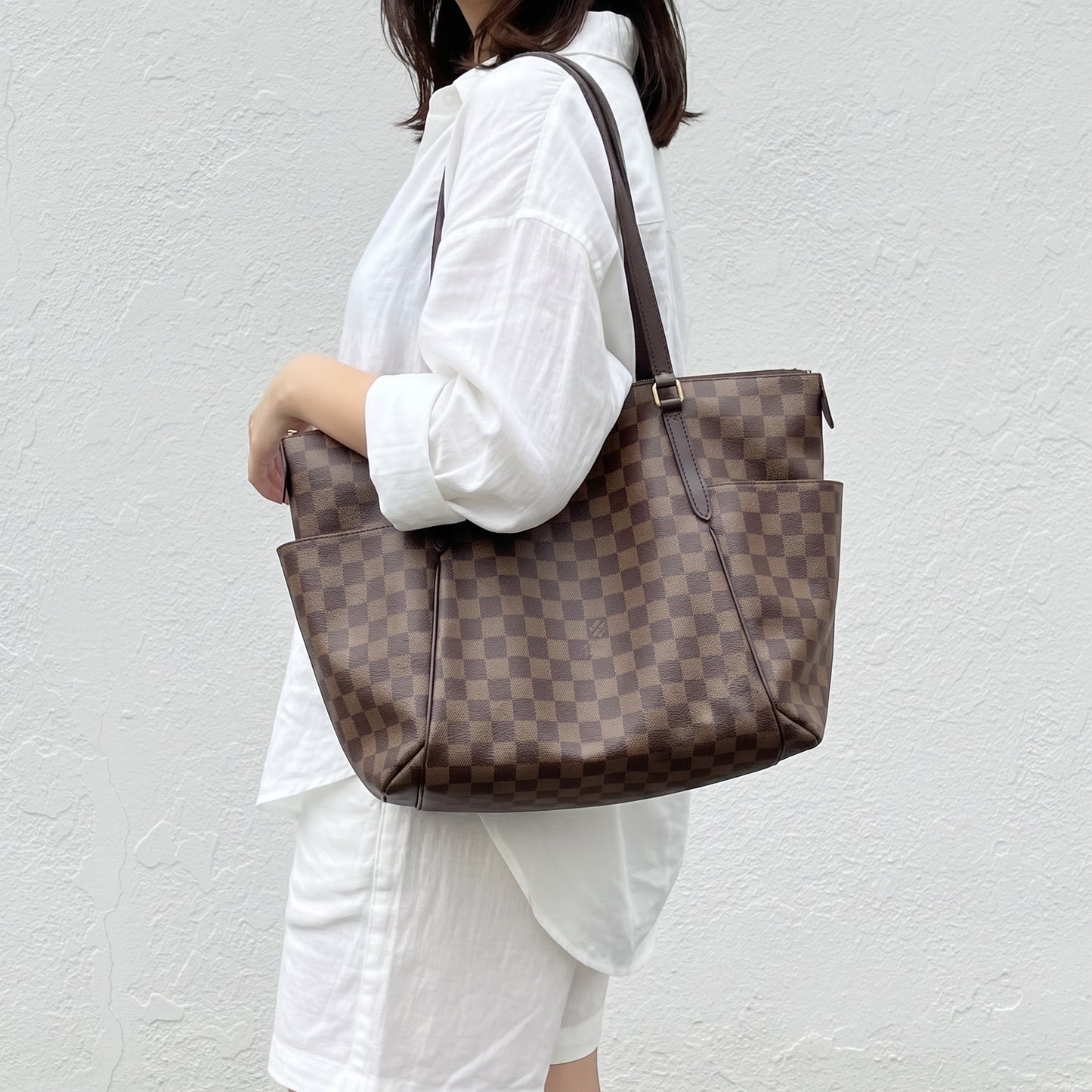 Include Entrupy Certificate of Authenticity｜Good ( Rank AB)｜ Louis Vuitton Damier Totally PM Tote Bag｜S26062204