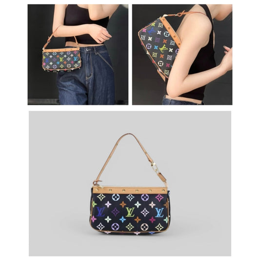 Excellent（Rank SA）｜  LV Monogram  Multicolor Pochette Accessoires｜H25041501