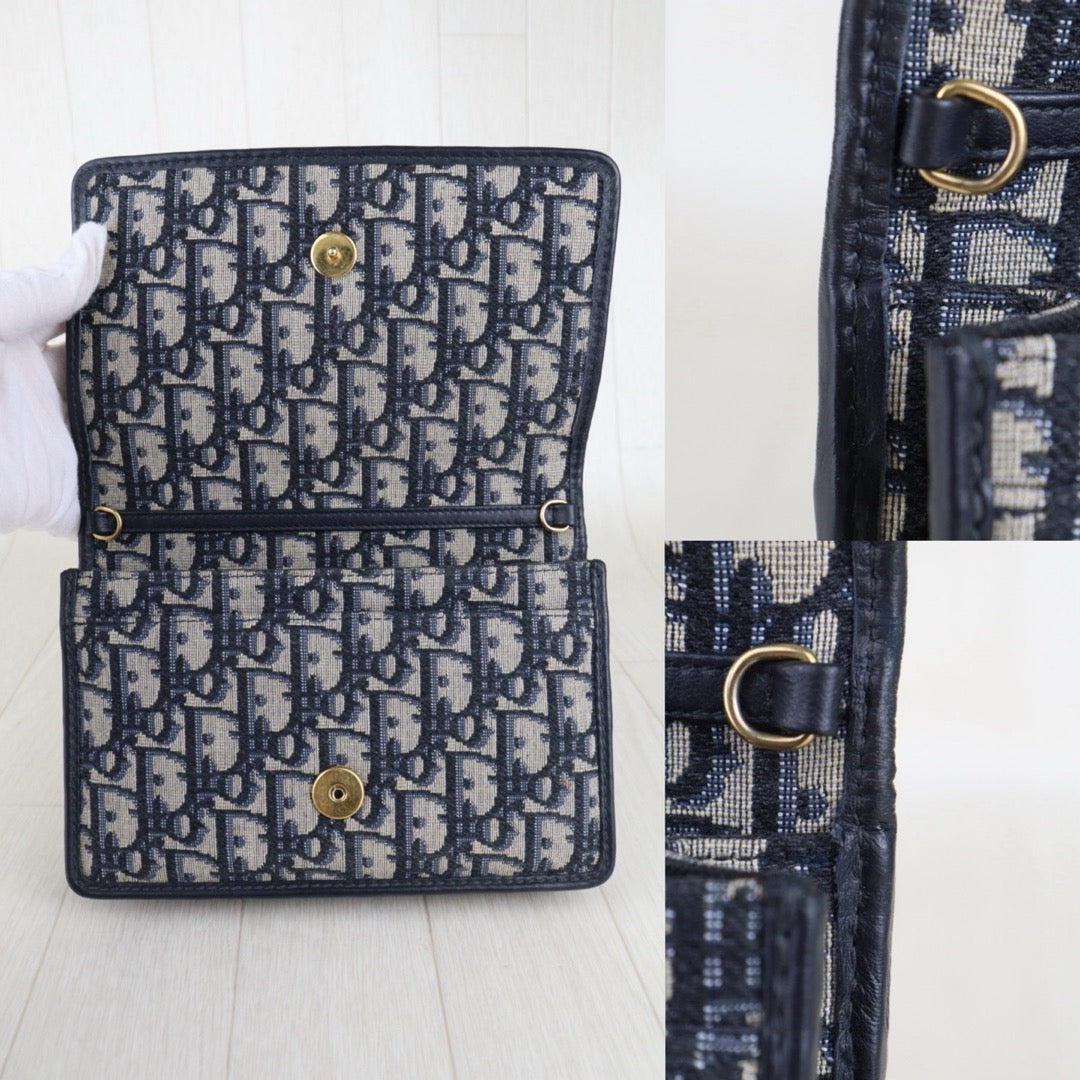 Good ( Rank AB)｜ Dior Trotter Montaige Oblique Shoulder Bag Waist Pack Clutch ｜S25121508