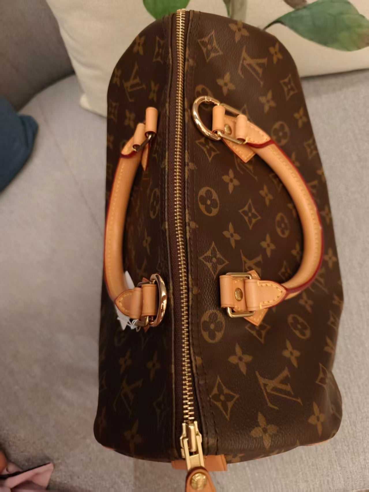Include Entrupy Certificate of Authenticity｜Very Good (Rank A) ｜ Louis Vuitton Monogram Speedy 30 Hand Bag