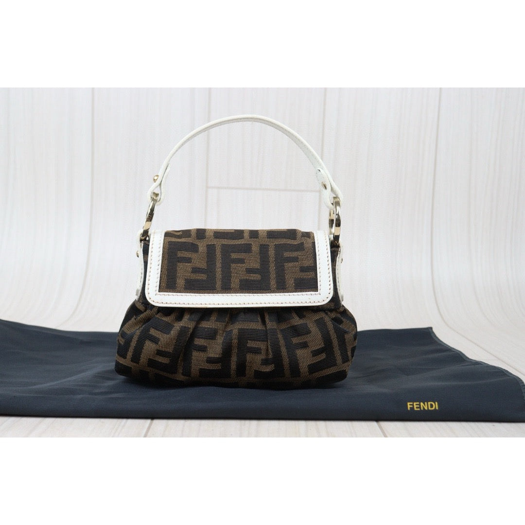 Very Good ( Rank A)｜ FENDI Mini Zucca Mamma Hand Bag ｜24080502