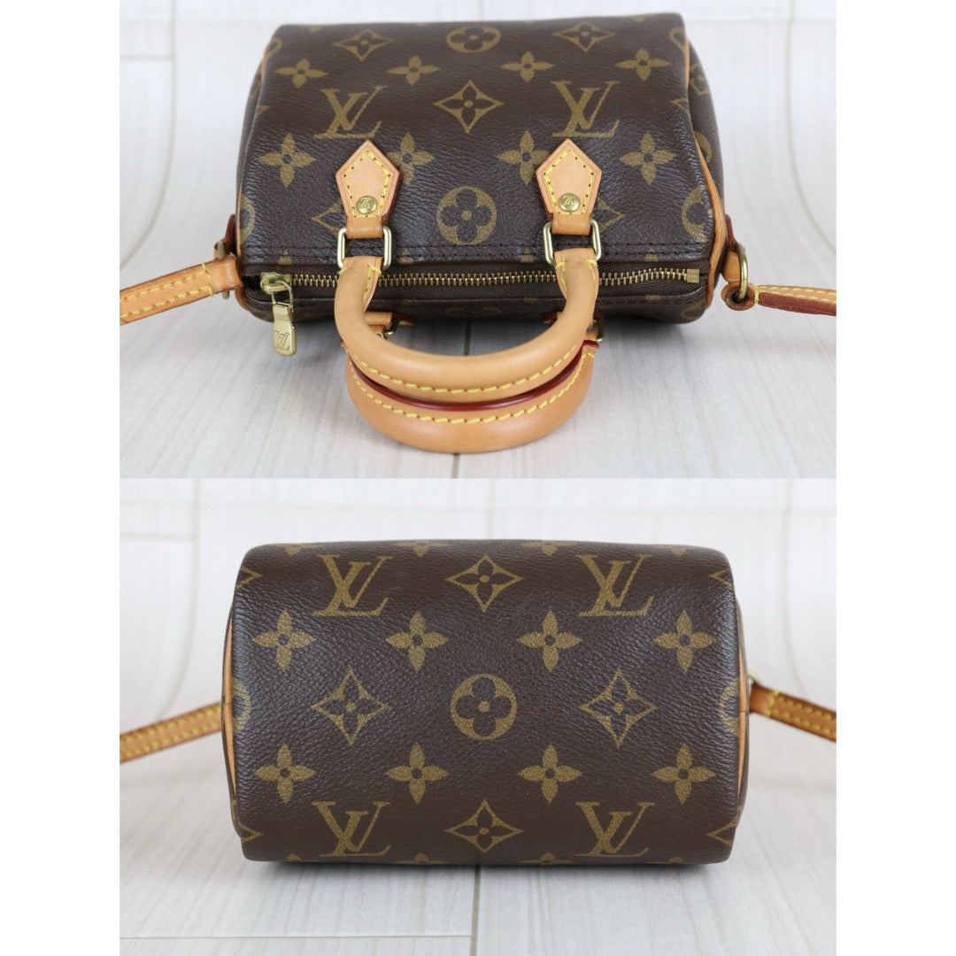 Good ( Rank AB)｜LV Monogram Nano Speedy  Shoulder Bag｜S24112605