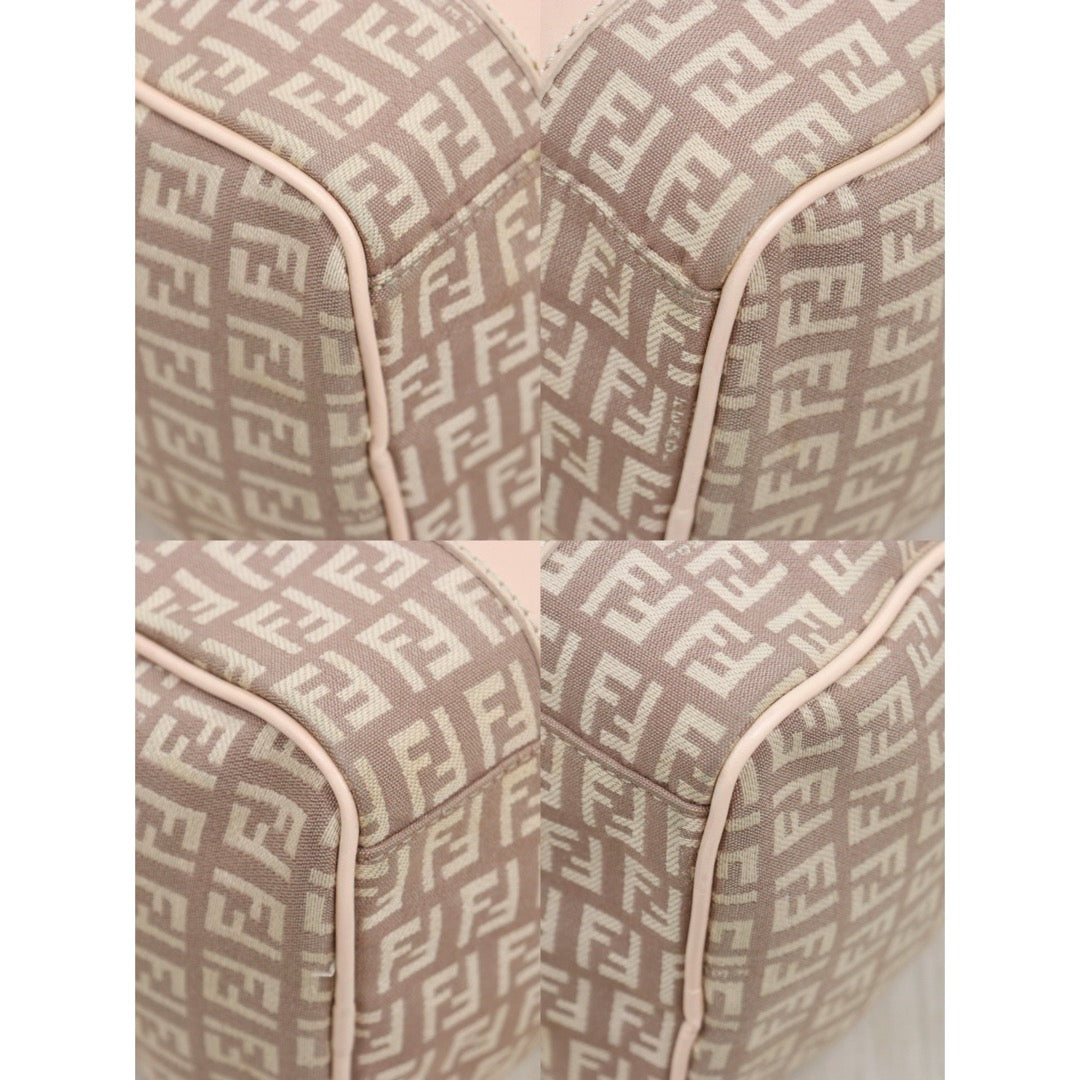 Good ( Rank AB)｜ FENDI Mamma Baguette Boston25 Hand Bag Pink｜25091102