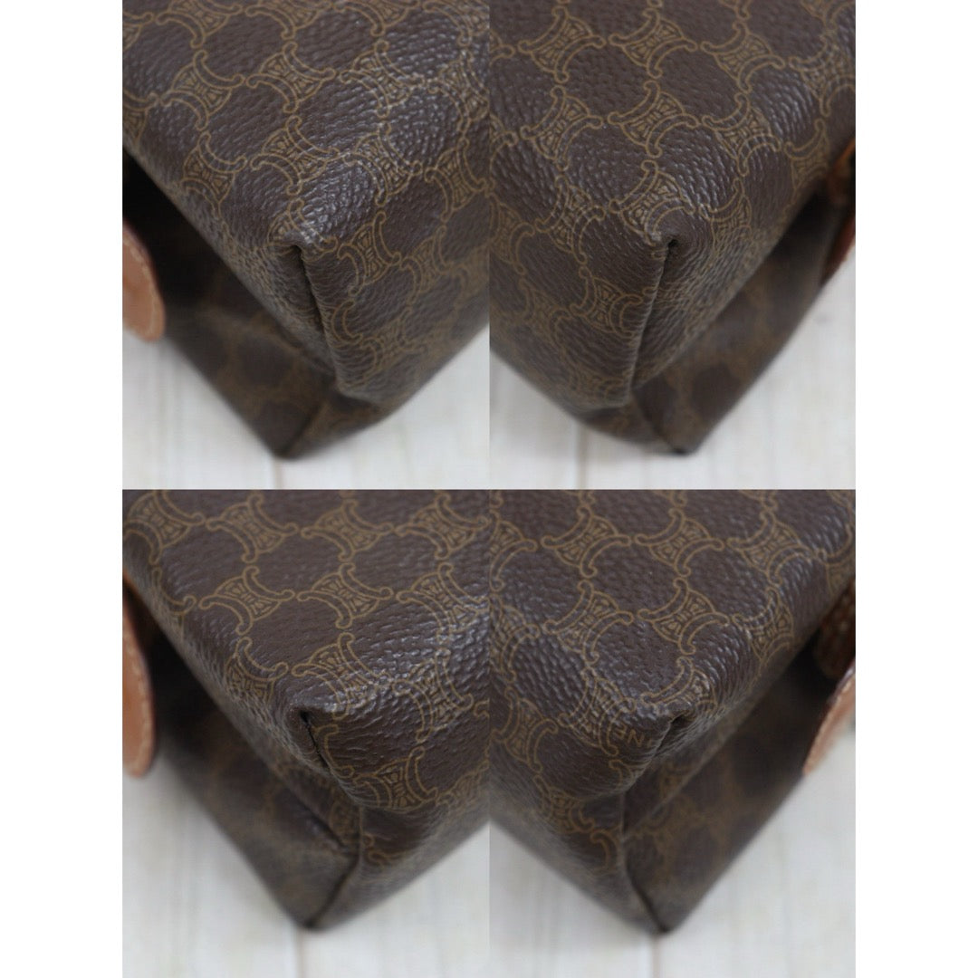 Include Entrupy Certificate of Authenticity｜Good ( Rank AB)｜ CELINE Macadam Vanity Clutch ｜26070909