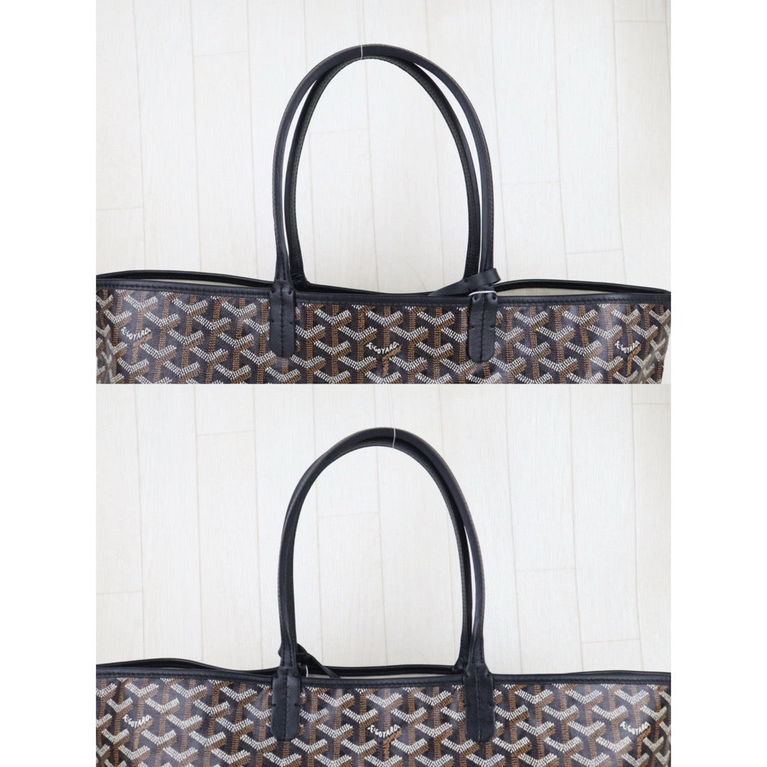 Very Good ( Rank A)｜ Goyard Saint-Louis PM Tote Bag Black｜S25092809