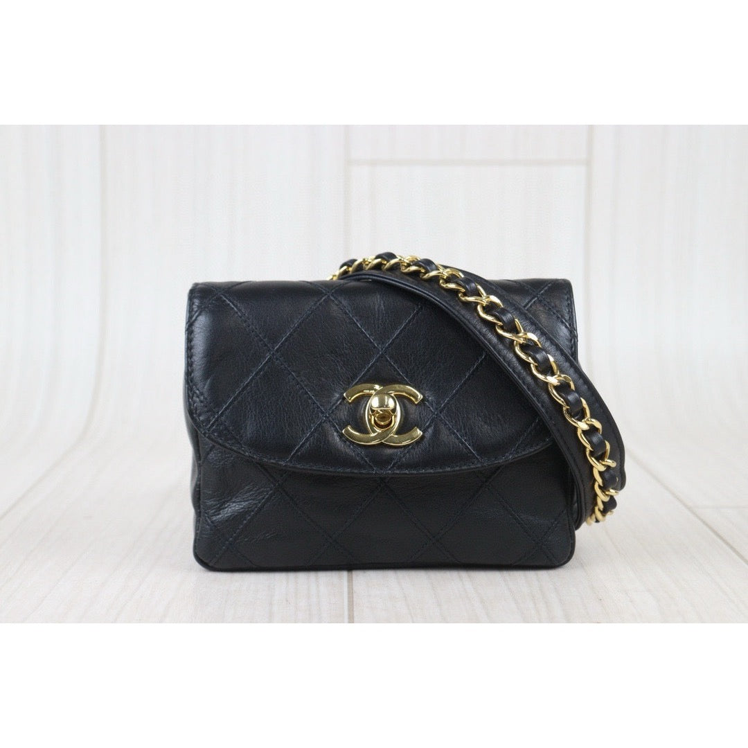 Very Good ( Rank A)｜ CHANEL  Matrasse Lambskin Waist Bag ｜24090516