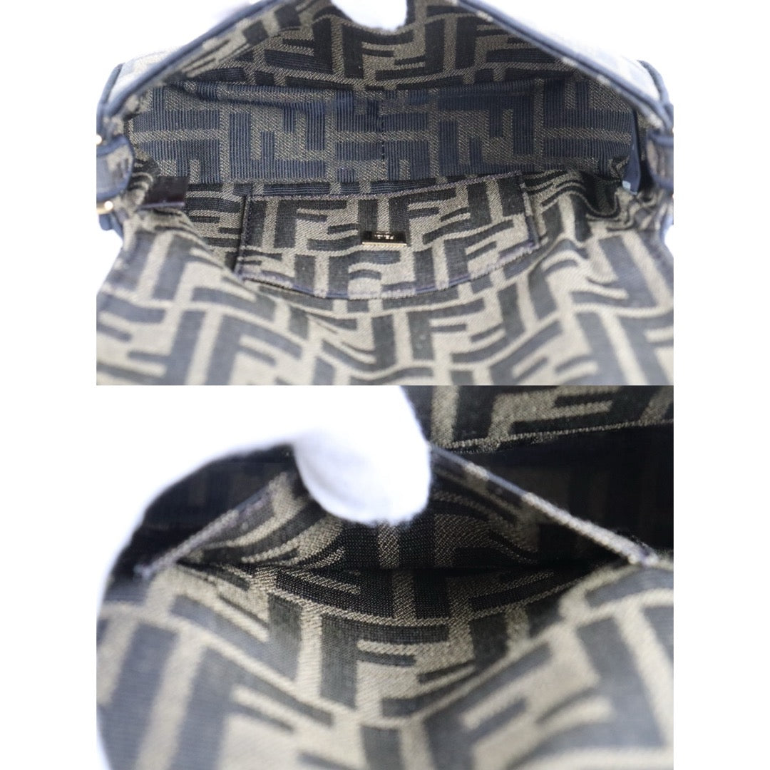 Excellent（Rank SA）｜FENDI Zucca Mamma Baguette Chain Shoulder Bag  Gold Hardware Current Model PM｜S26022617