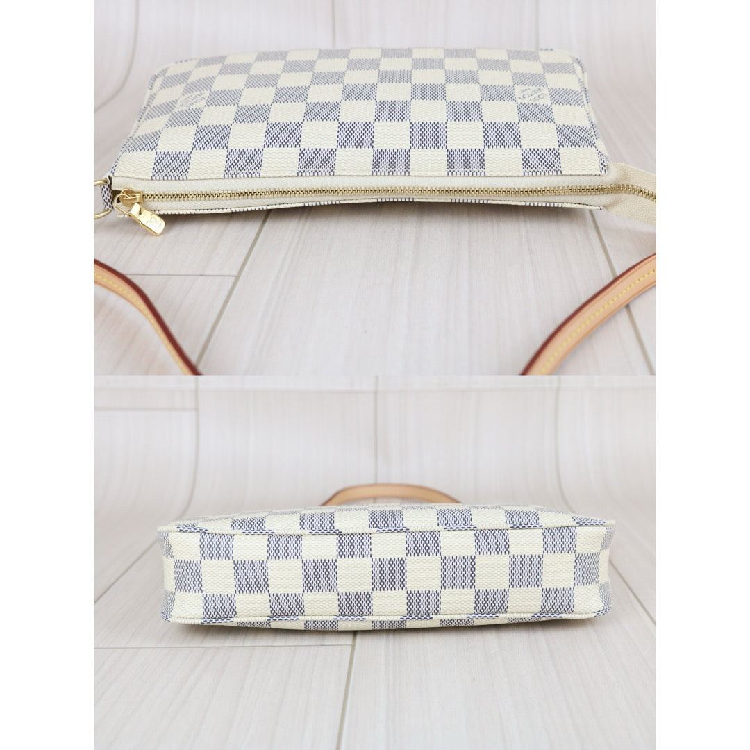Excellent（Rank SA）｜LV Damier Azur Pochette Accessoires Current Model ｜X25062319