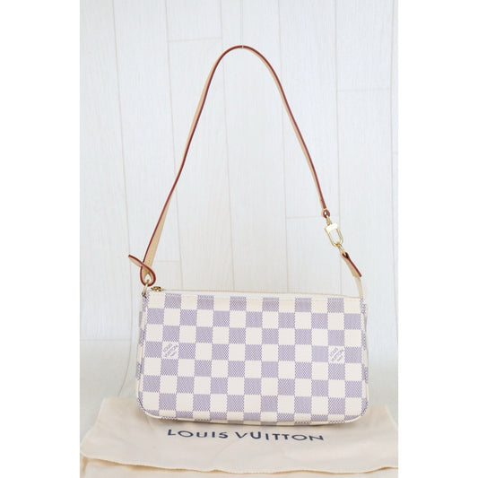 Excellent（Rank SA）｜LV Damier Azur Pochette Accessoires Current Model ｜S25061012