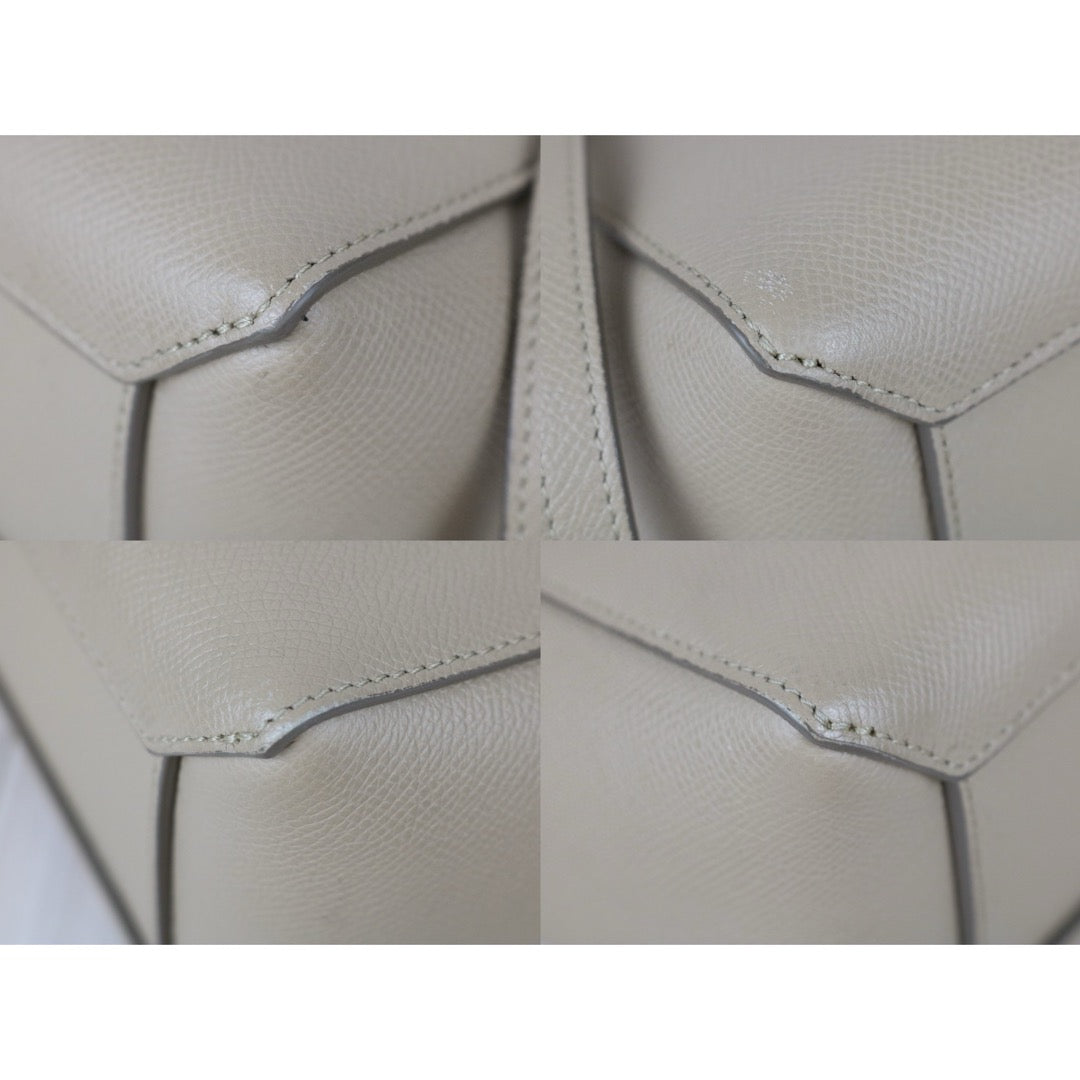 Very Good ( Rank A)｜CELINE Leather Calf Belt Nano Handbag Shoulder Bag Beige｜B25041506