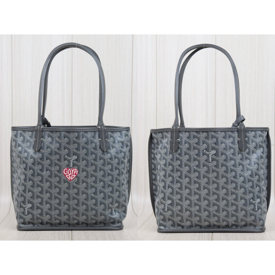 Very Good ( Rank A) ｜ Goyard Anjou Mini Tote Bag Gray｜S25081013