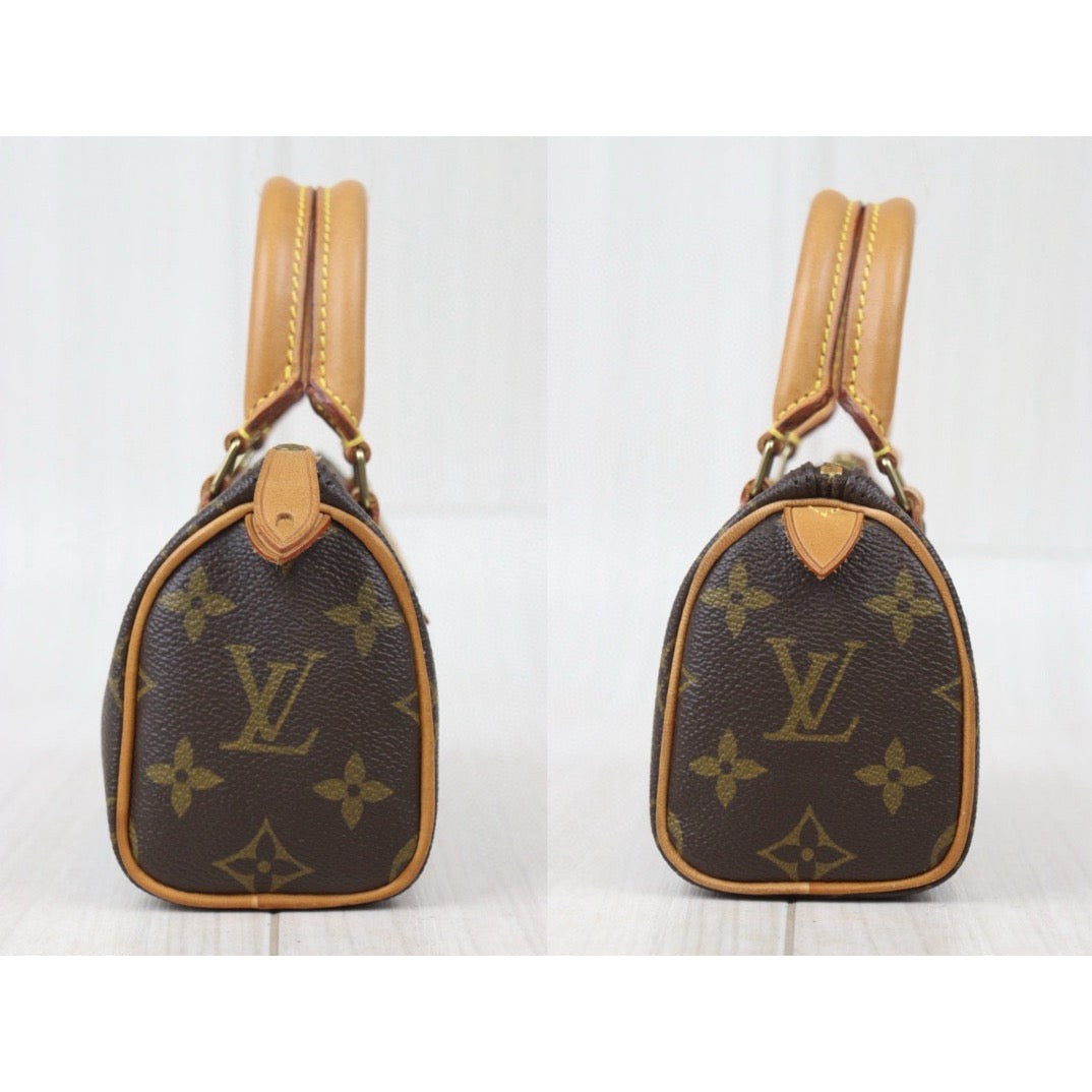 Very Good ( Rank A)｜ LV Monogram Mini Speedy Handbag With Shoulderstrap｜24101720