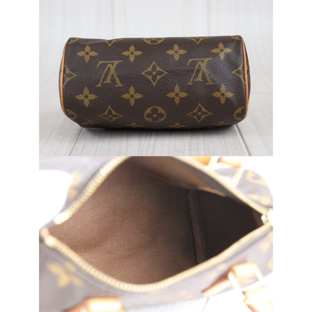 Rank AB ｜ LV Monogram Mini Speedy Handbag With Shoulderstrap ｜23101311