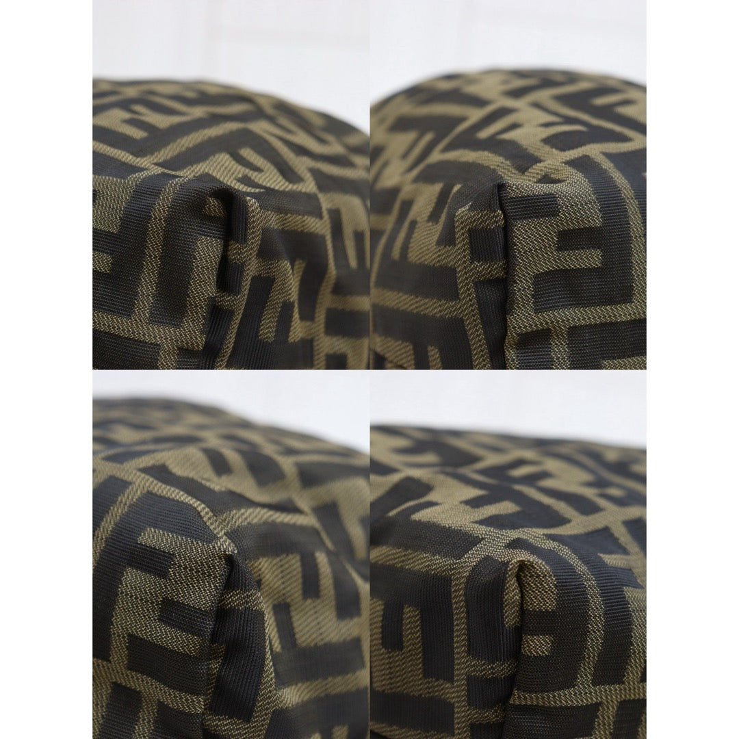 Include Entrupy Certificate of Authenticity｜Very Good ( Rank A)｜ FENDI Zucca Mamma Mini Hand Bag ｜26091804