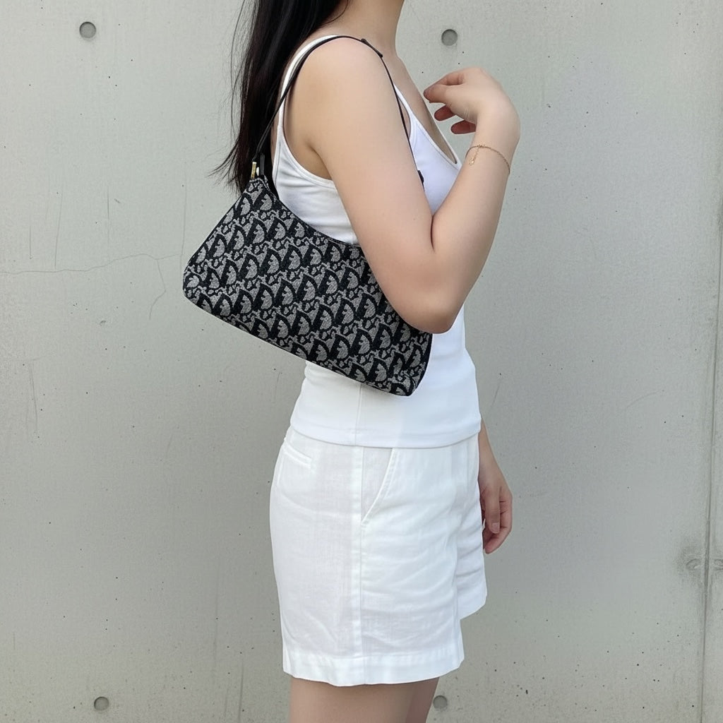 Include Entrupy Certificate of Authenticity｜Good ( Rank AB)｜ Dior Trotter Shoulder Bag ｜26061103