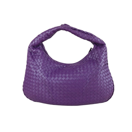 Good ( Rank AB)｜ Bottega Veneta Lamb Skin Braid Shoulder Bag Deep Purple｜S25072001
