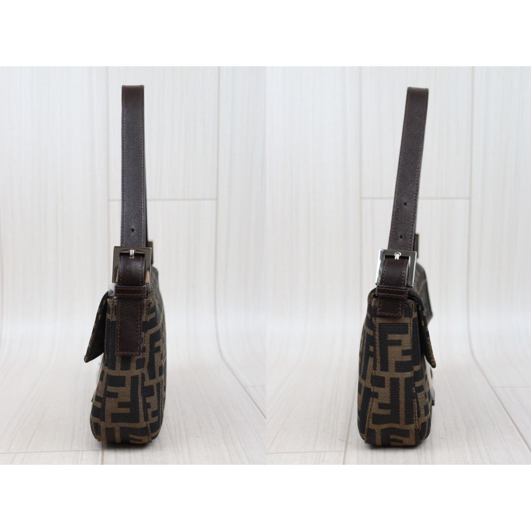 Rank A ｜ FENDI Zucca Mamma Baguette Shoulder Bag｜24040401
