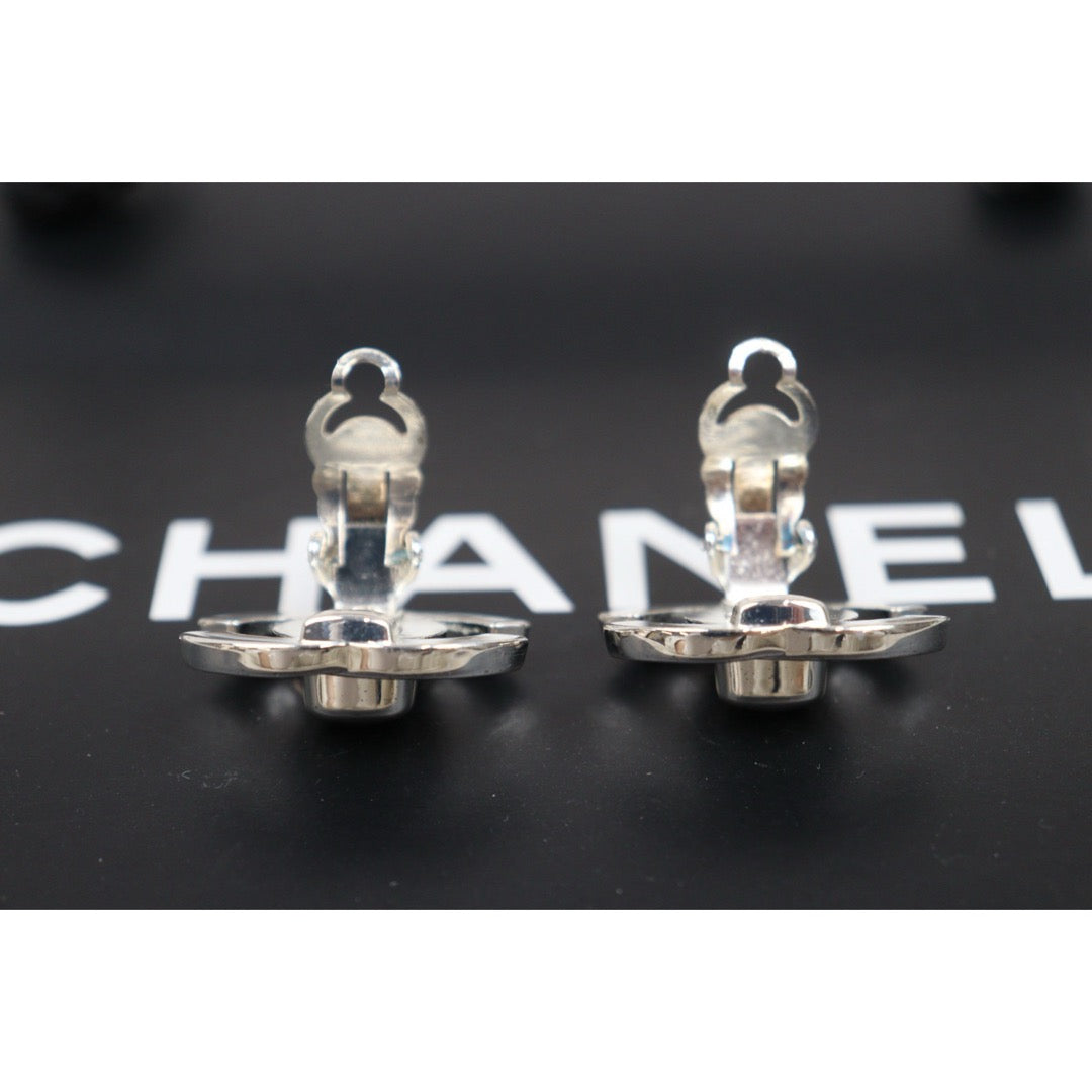 Very Good ( Rank A)｜CHANEL Vintage Silver Earrings Made In 1996 Year ｜V25052512