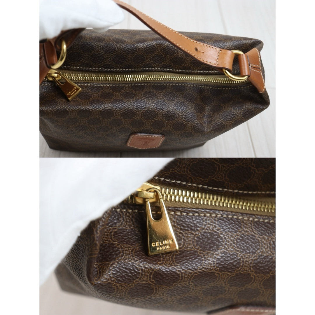 Include Entrupy Certificate of Authenticity｜Very Good ( Rank A)｜ CELINE Macadam Walking Handbag ｜26061808