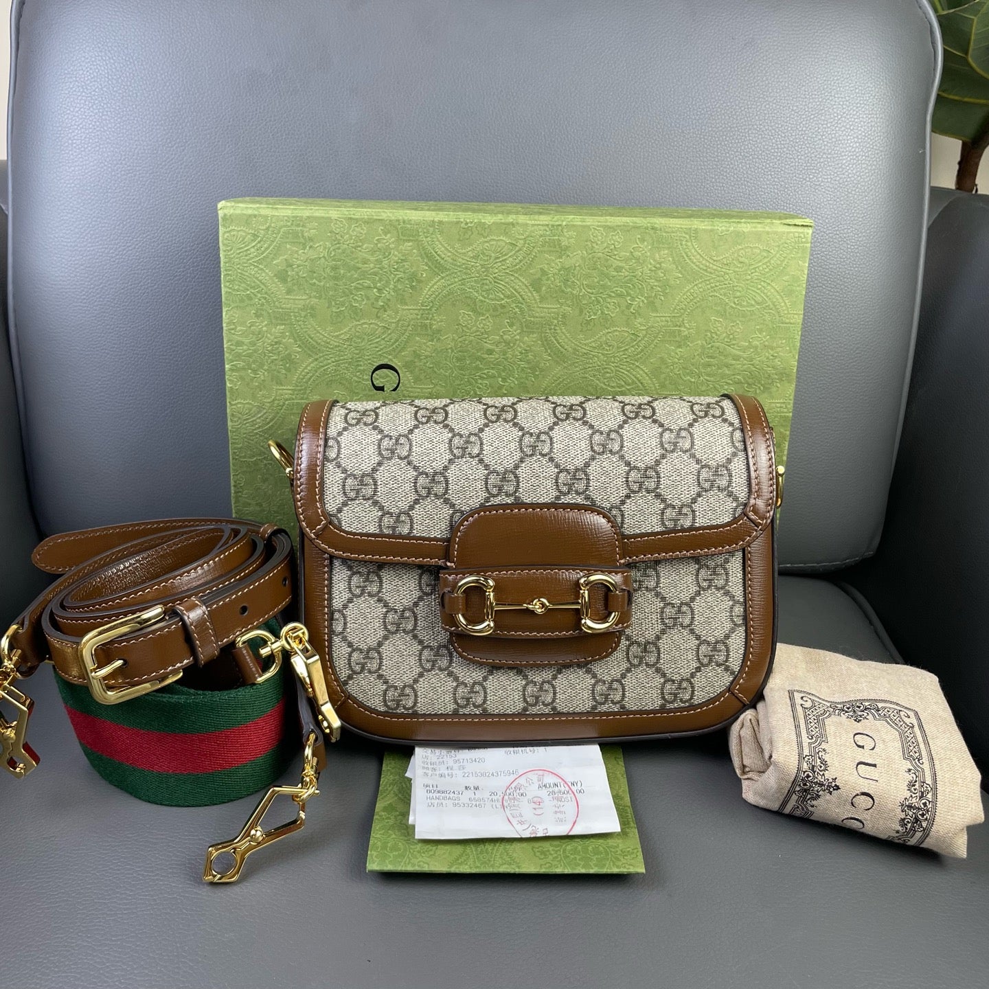 First installment 1/3｜GUCCI GG Campus 1955 Mini Shoulder Bag