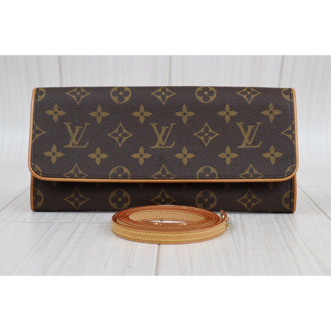 Rank A｜ LV Monogram Pochette Twin GM Shoulder Bag｜23121206
