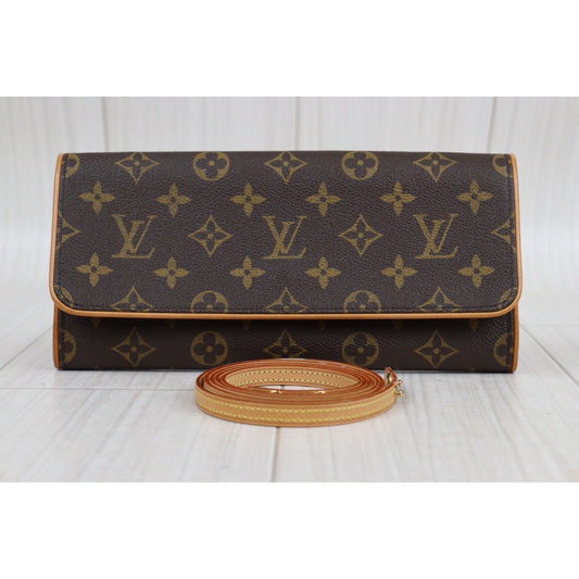 Rank A｜ LV Monogram Pochette Twin GM Shoulder Bag｜23121206