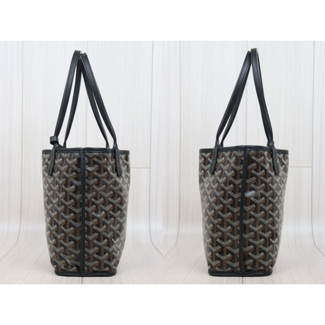 Very Good ( Rank A) ｜ Goyard Anjou Mini Tote Bag Black｜S25081012