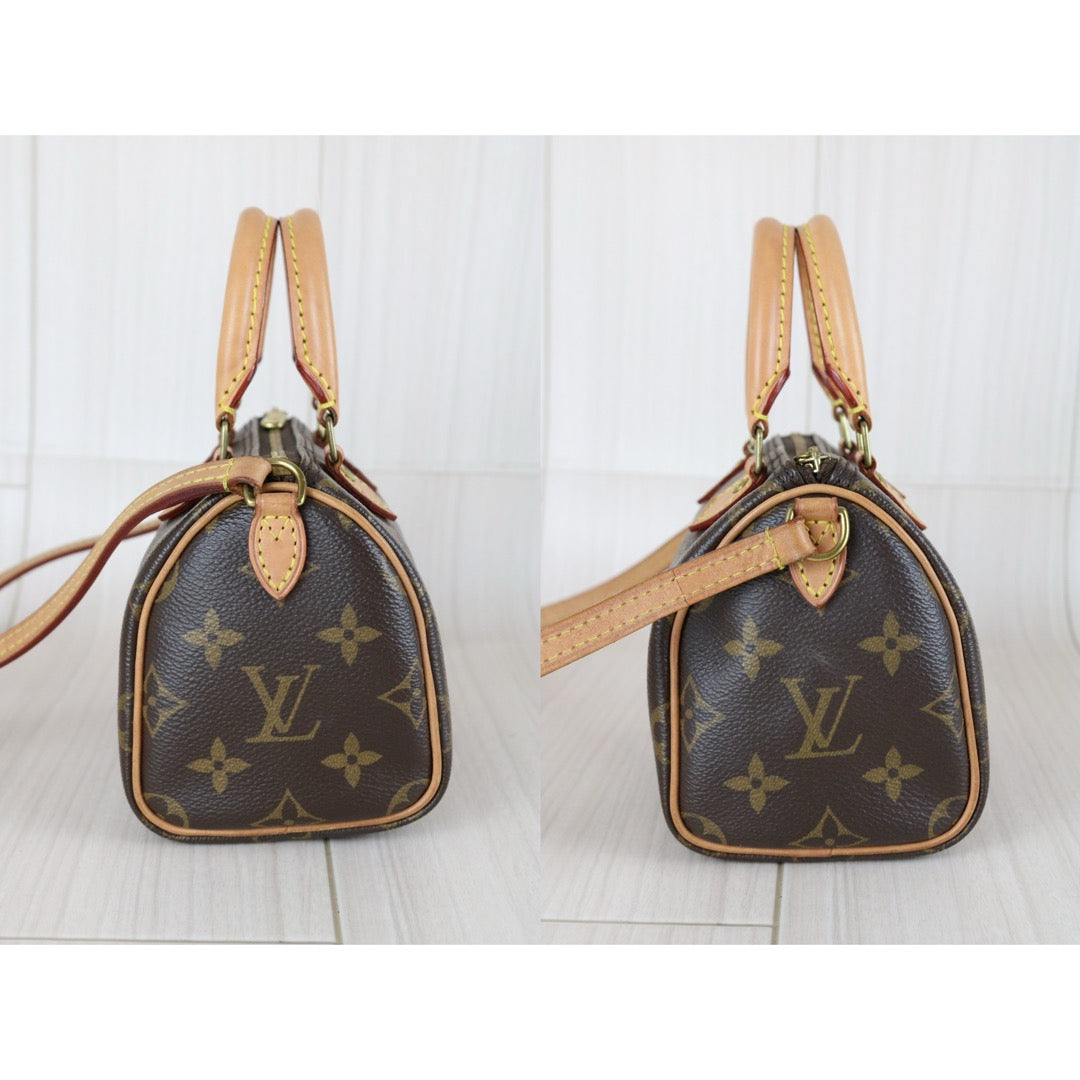 Good ( Rank AB)｜LV Monogram Nano Speedy  Shoulder Bag｜S25070703