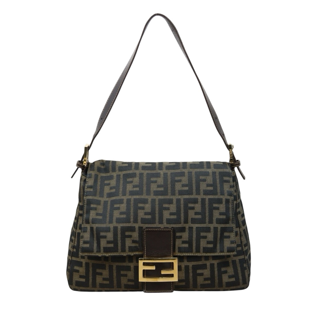 Good ( Rank AB)｜ FENDI Zucca Mamma Baguette Shoulder Bag ｜25042115