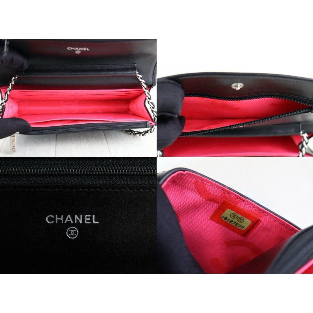 Very Good ( Rank A) ｜ CHANEL Cambon Line Chain Shoulder Bag Black  Made In 2013-2014 Year｜S24121011