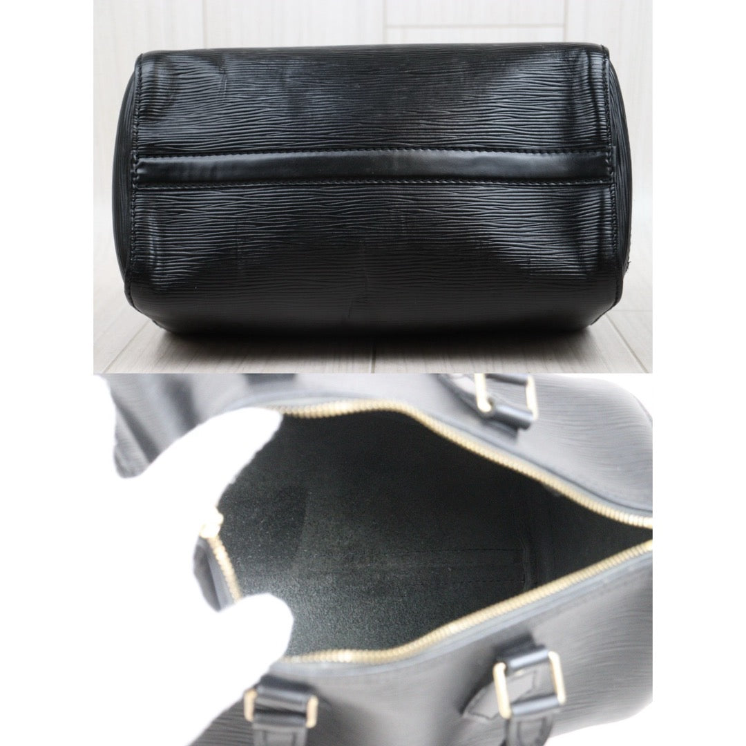 Good ( Rank AB)｜ LV Epi Speedy 25 Hand Bag Black｜25052907