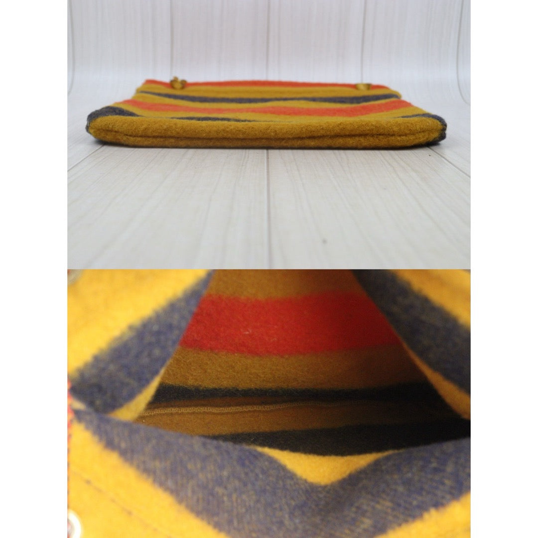 Very Good ( Rank A)｜ HERMES Aline Wool Felt Color Blocking Shoulder Bag｜Y25072905