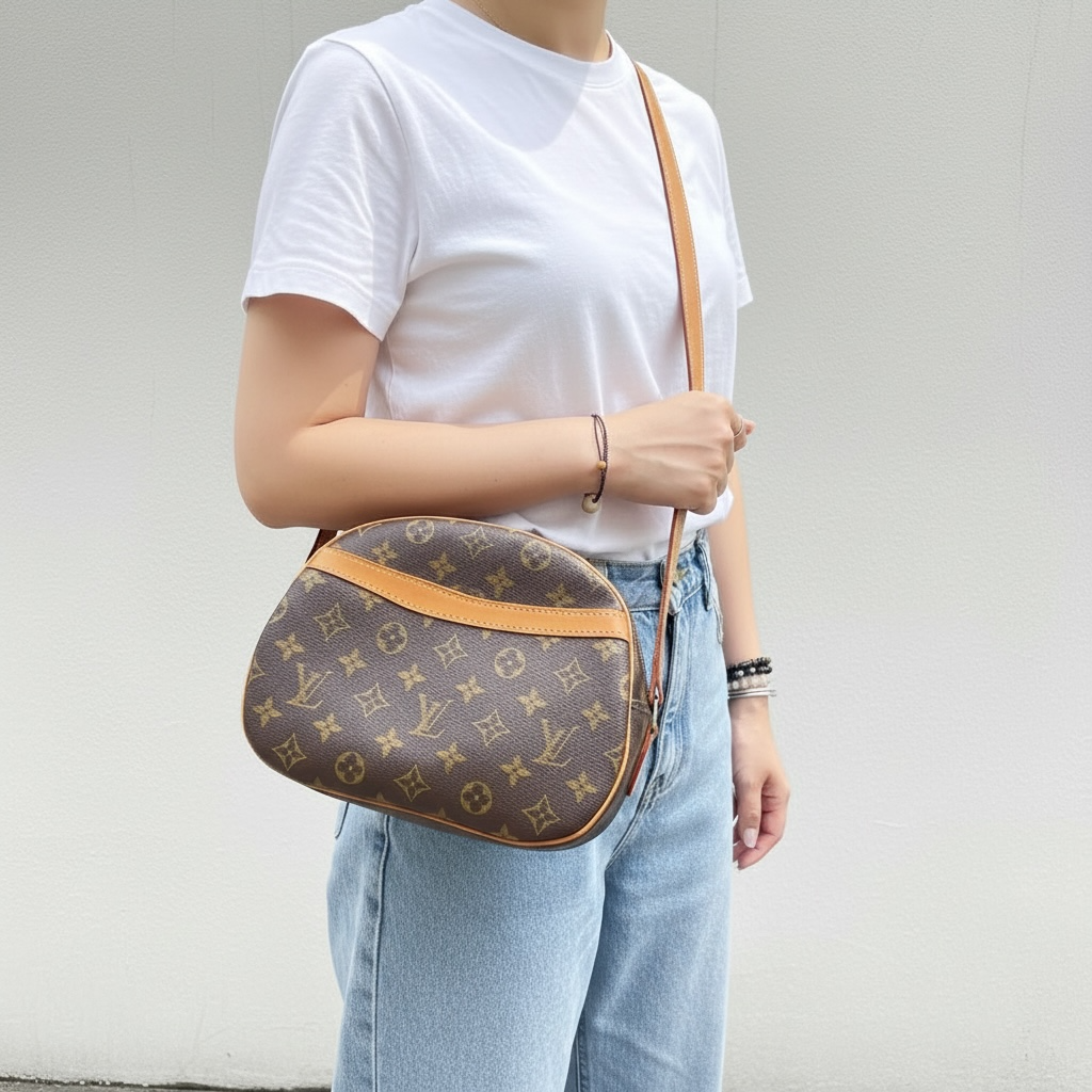 Include Entrupy Certificate of Authenticity｜Good ( Rank AB)｜Louis Vuitton Monogram Blower Shoulder Bag｜26040603