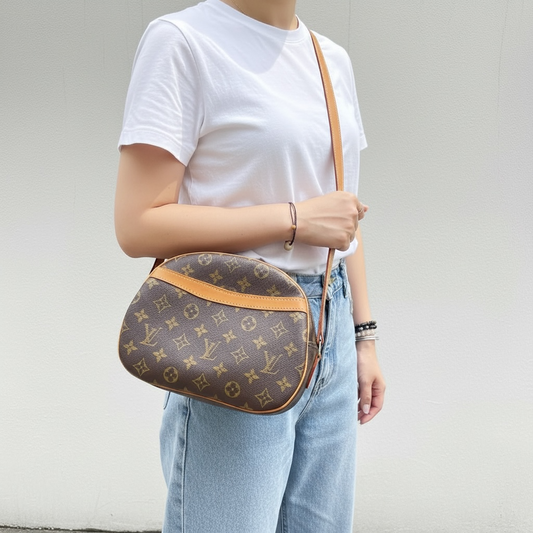 Include Entrupy Certificate of Authenticity｜Good ( Rank AB)｜Louis Vuitton Monogram Blower Shoulder Bag｜26040603