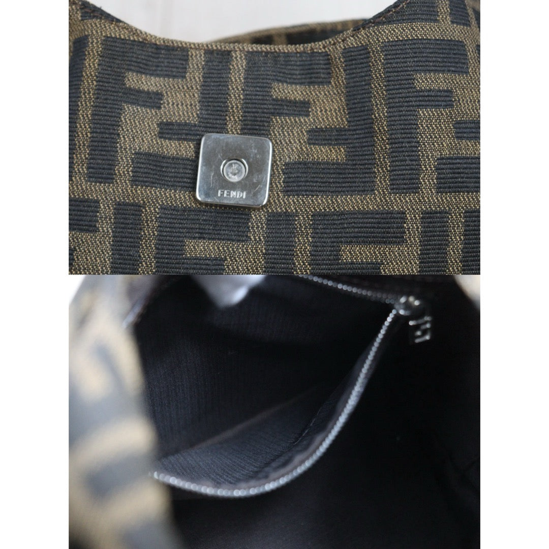 Include Entrupy Certificate of Authenticity｜Good ( Rank AB)｜ FENDI Mamma French Fries Charm Shoulder Bag  ｜26080620